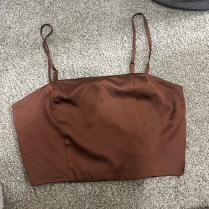 Rust Satin Cami